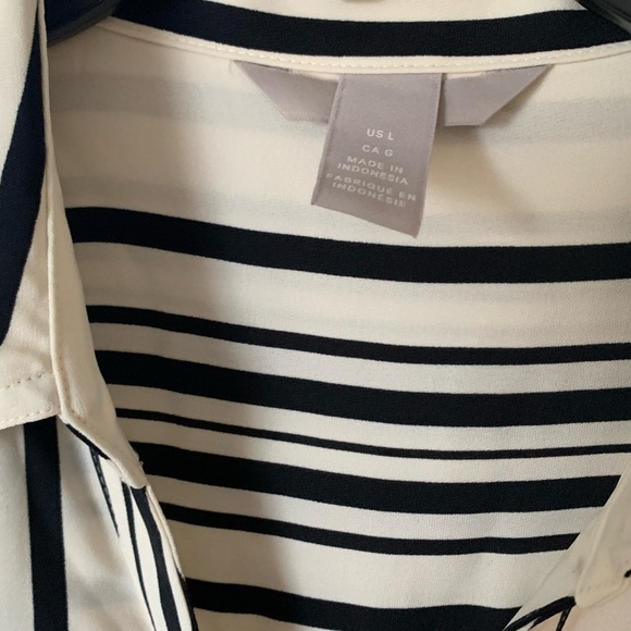 Button up Striped shirt Dress H&M NEW - Picture 4 of 6